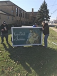 Keep Christ in Christmas Sign Installation